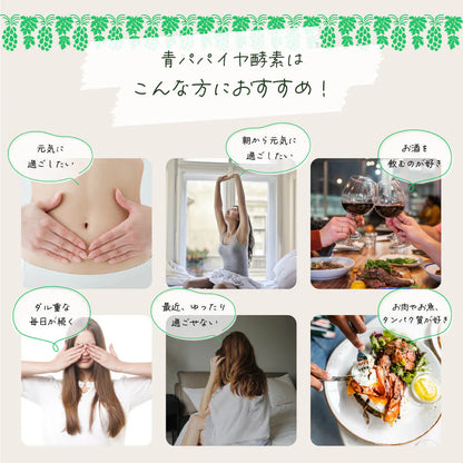 青パパイヤ酵素（3g×30包）10箱セット